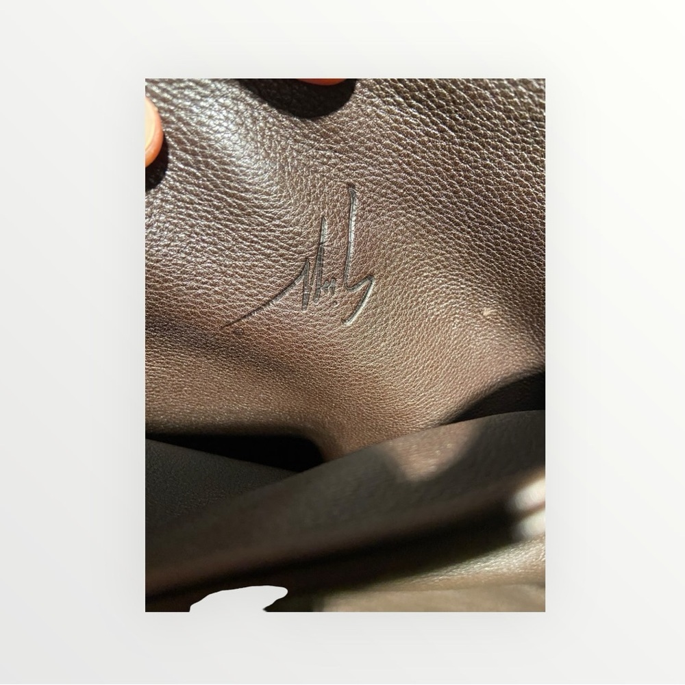 Giuseppe Zanotti Brown Leather Knee-High Boots - Picture 3 of 8